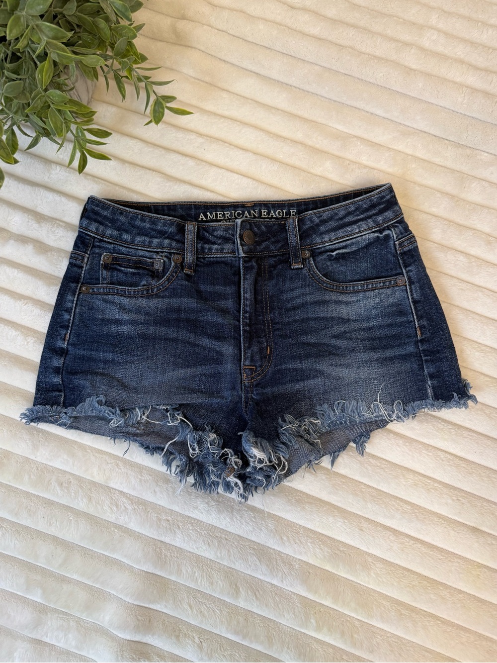 American Eagle Vintage Hi Rise Festival denim shorts size 2